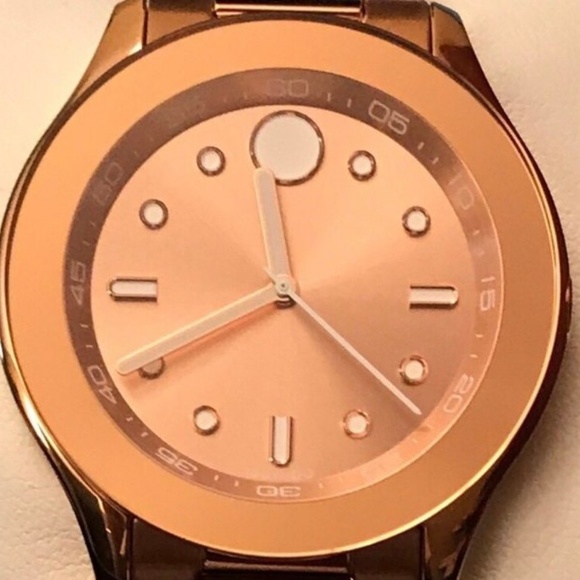 Movado Accessories - Movado Bold Stainless Steel Rose Gold Watch